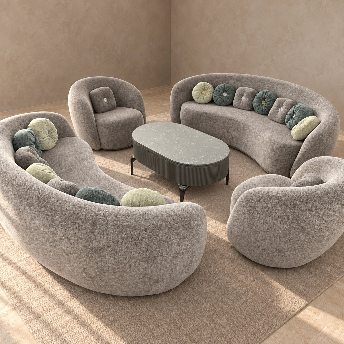 Oyster Sofa Set