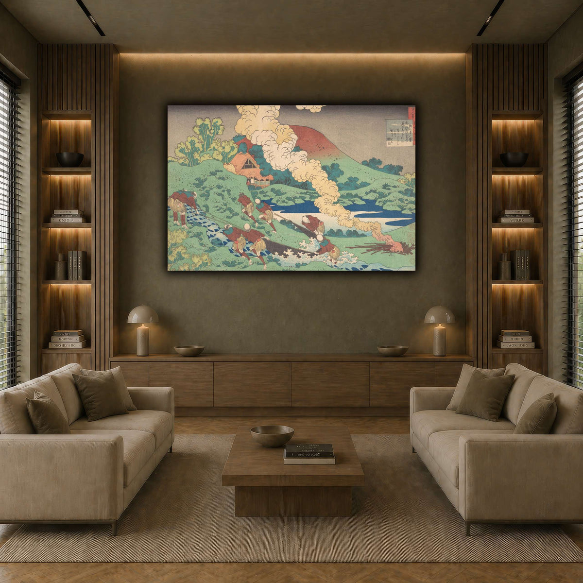 6_Katsushika Hokusai earth-living room