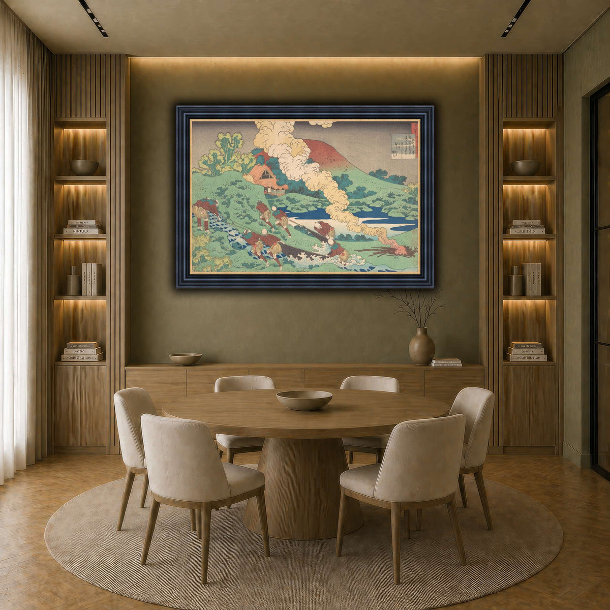 6_Katsushika Hokusai earth-dining room