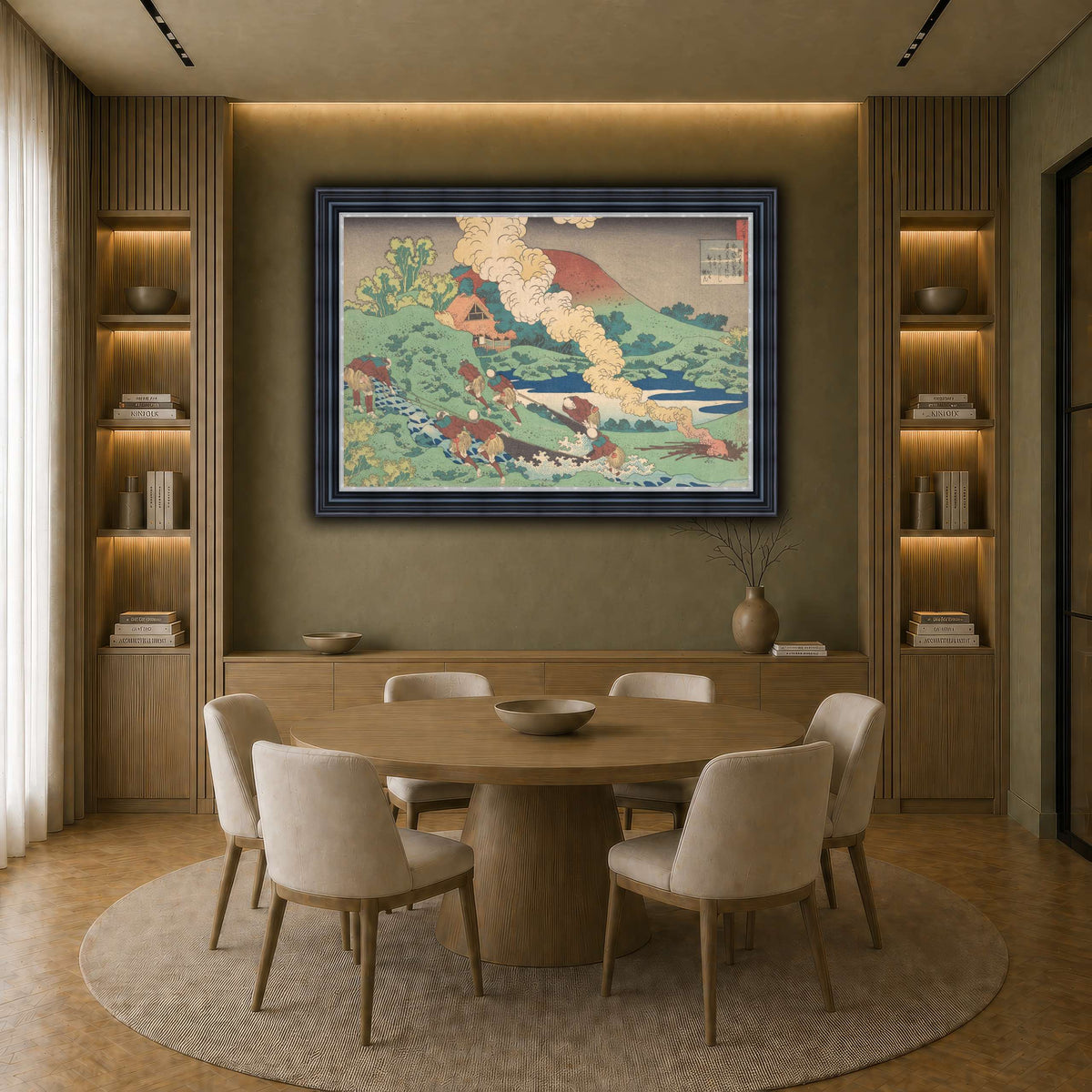 6_Katsushika Hokusai earth-dining room