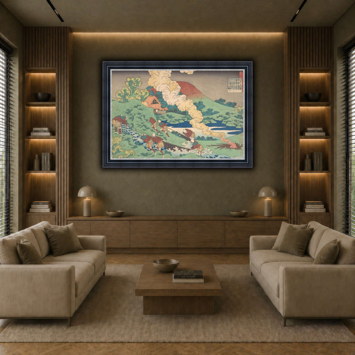 6_Katsushika Hokusai earth-living room
