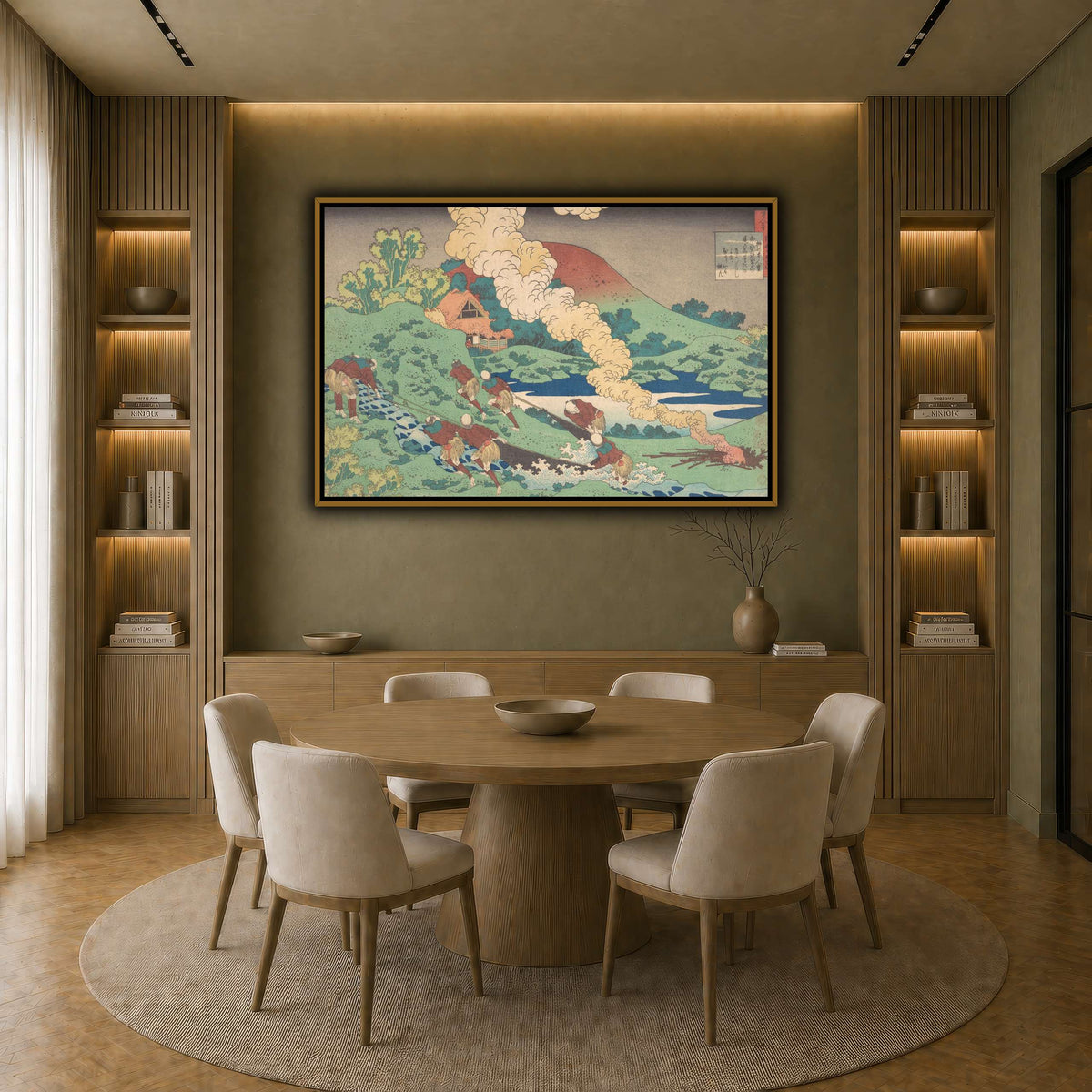 6_Katsushika Hokusai earth-dining room