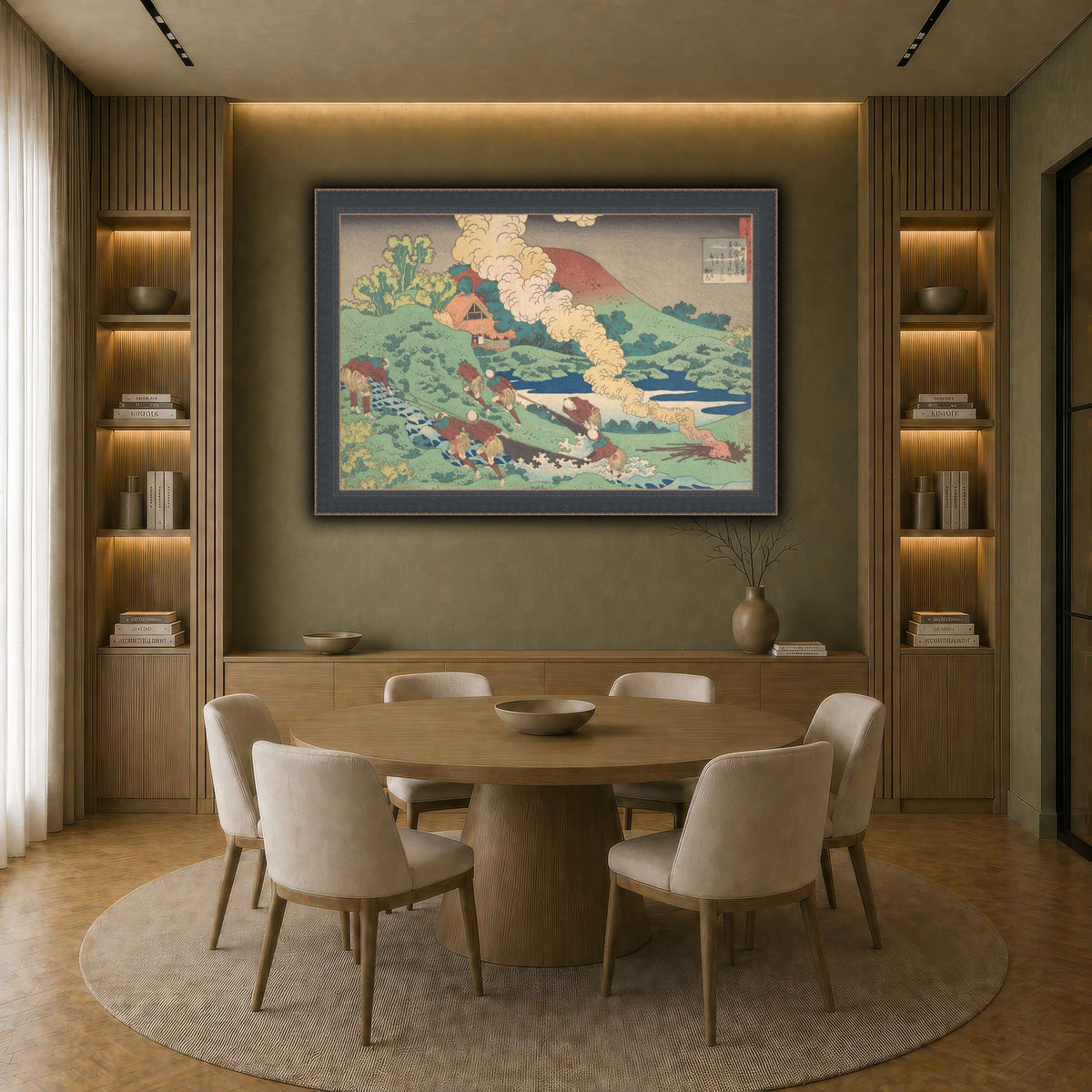 6_Katsushika Hokusai earth-dining room