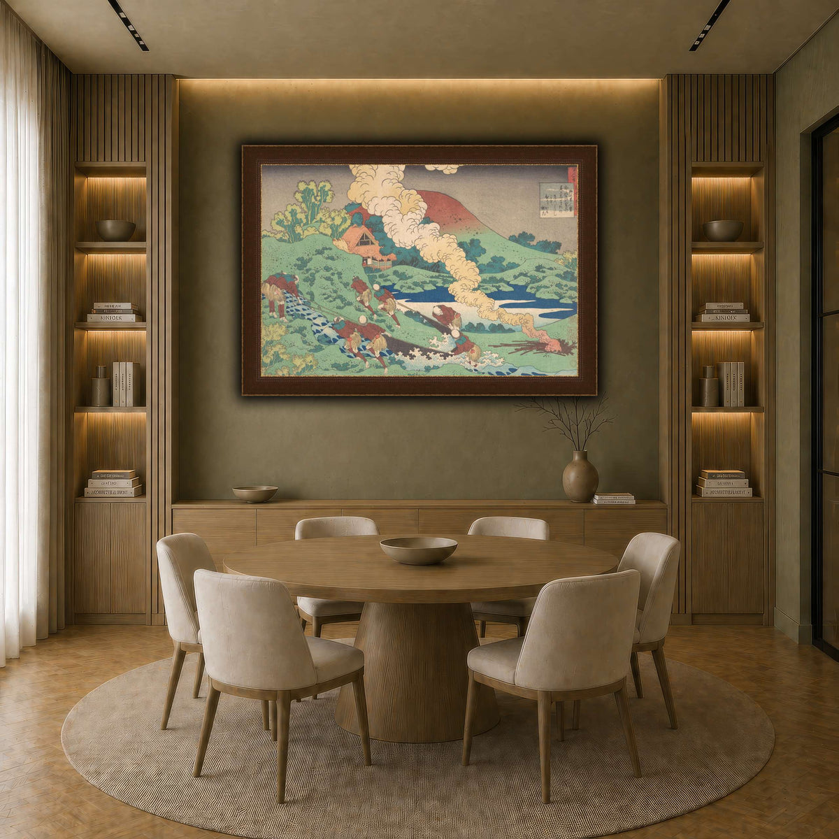 6_Katsushika Hokusai earth-dining room