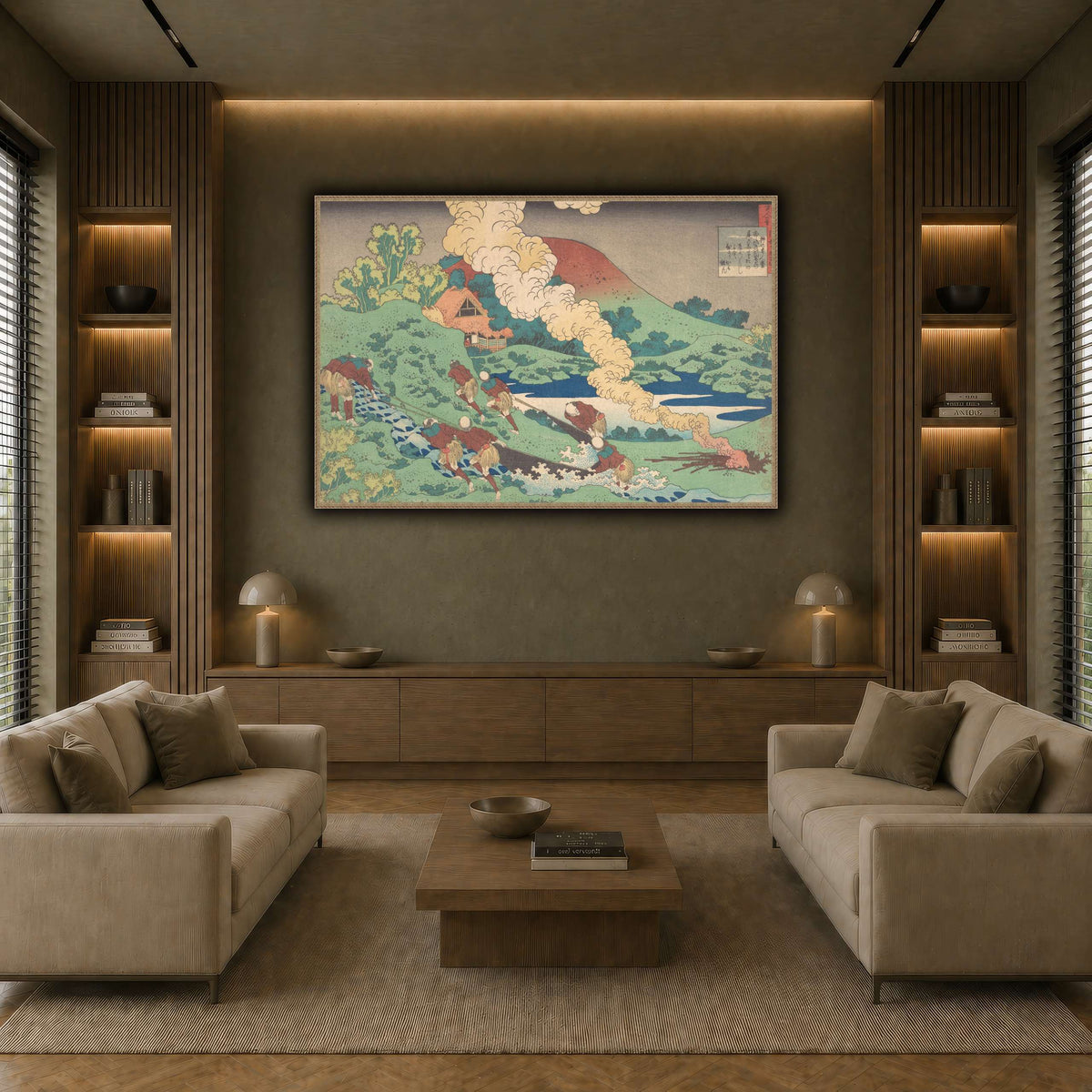 6_Katsushika Hokusai earth-living room