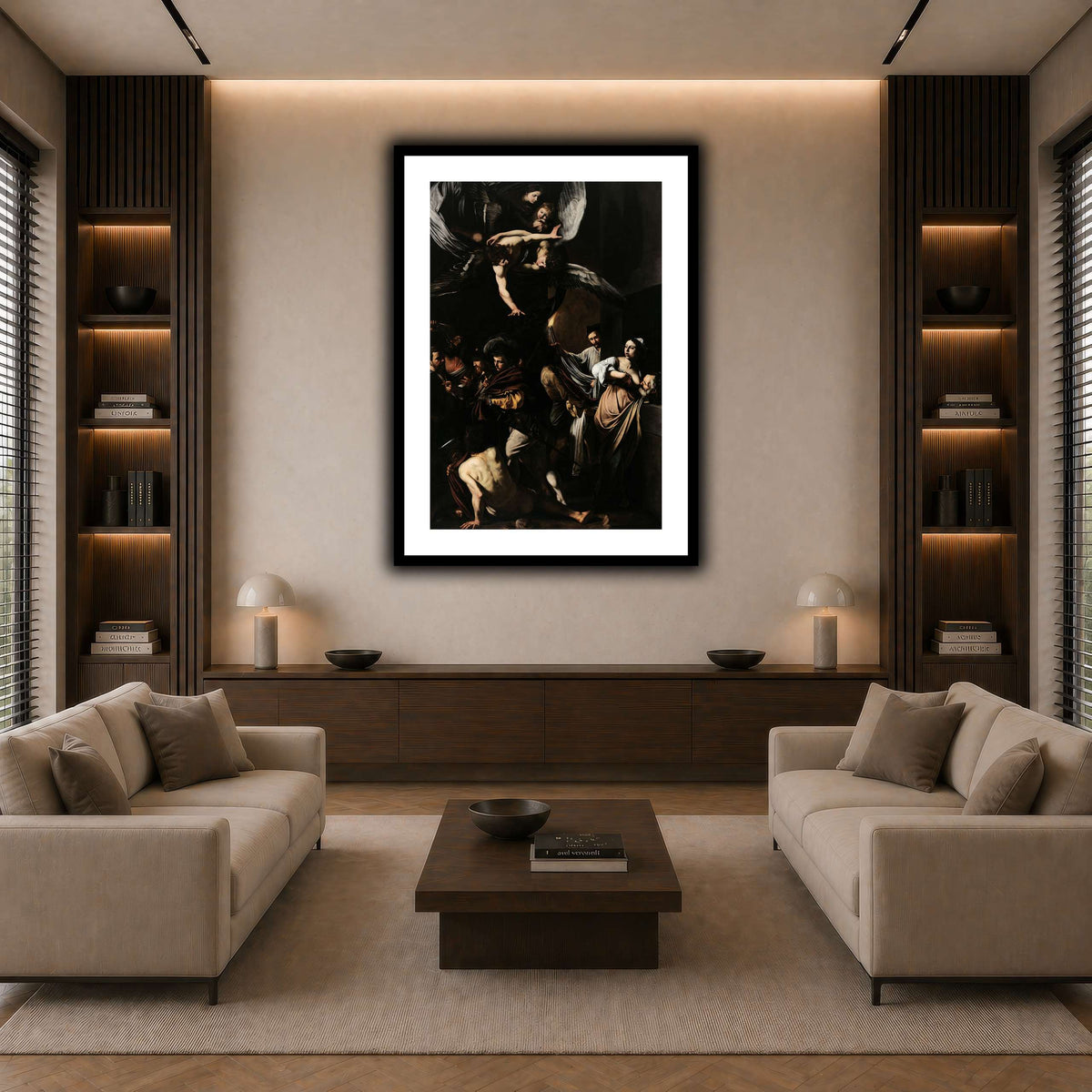 7 dark neutral-living room