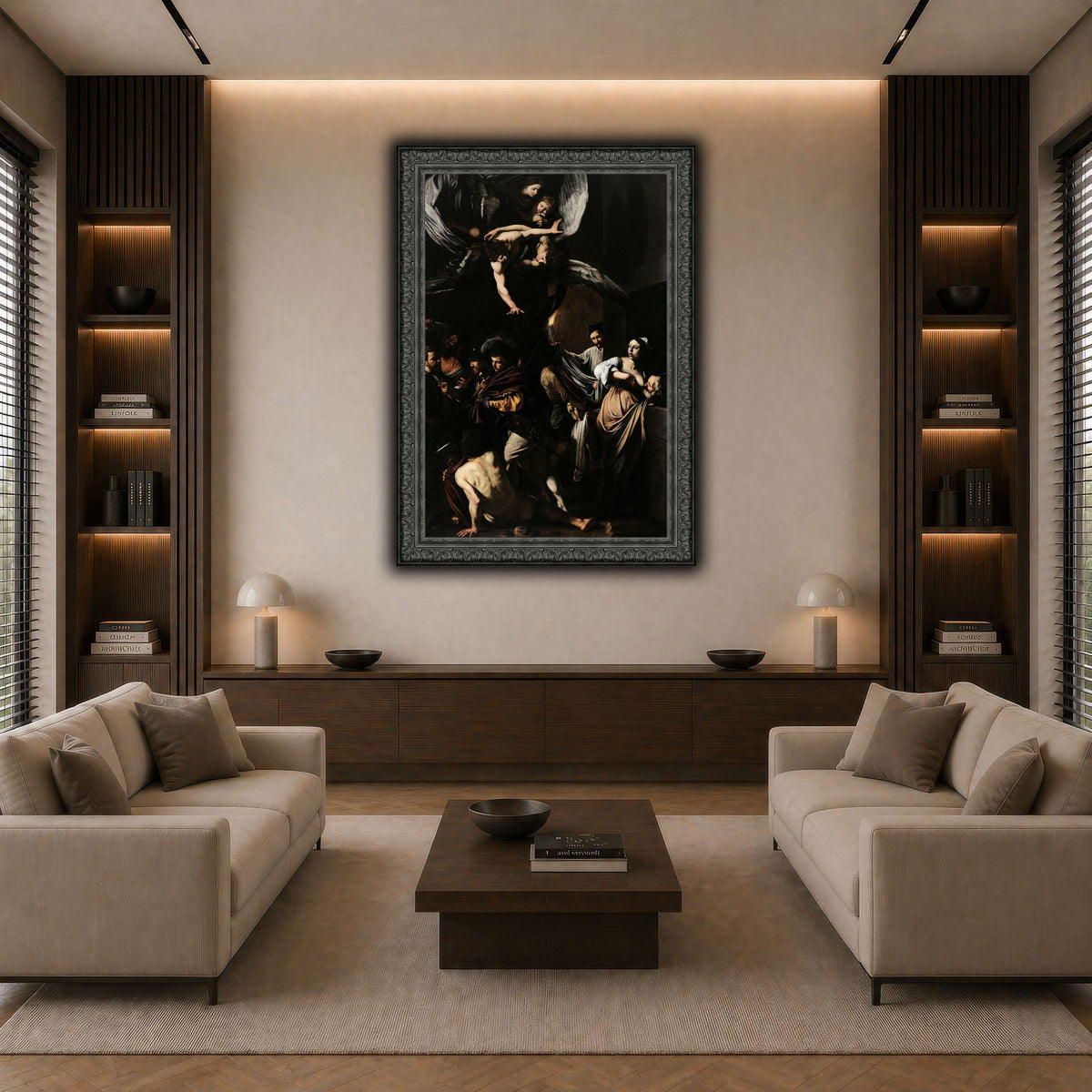 7 dark neutral-living room