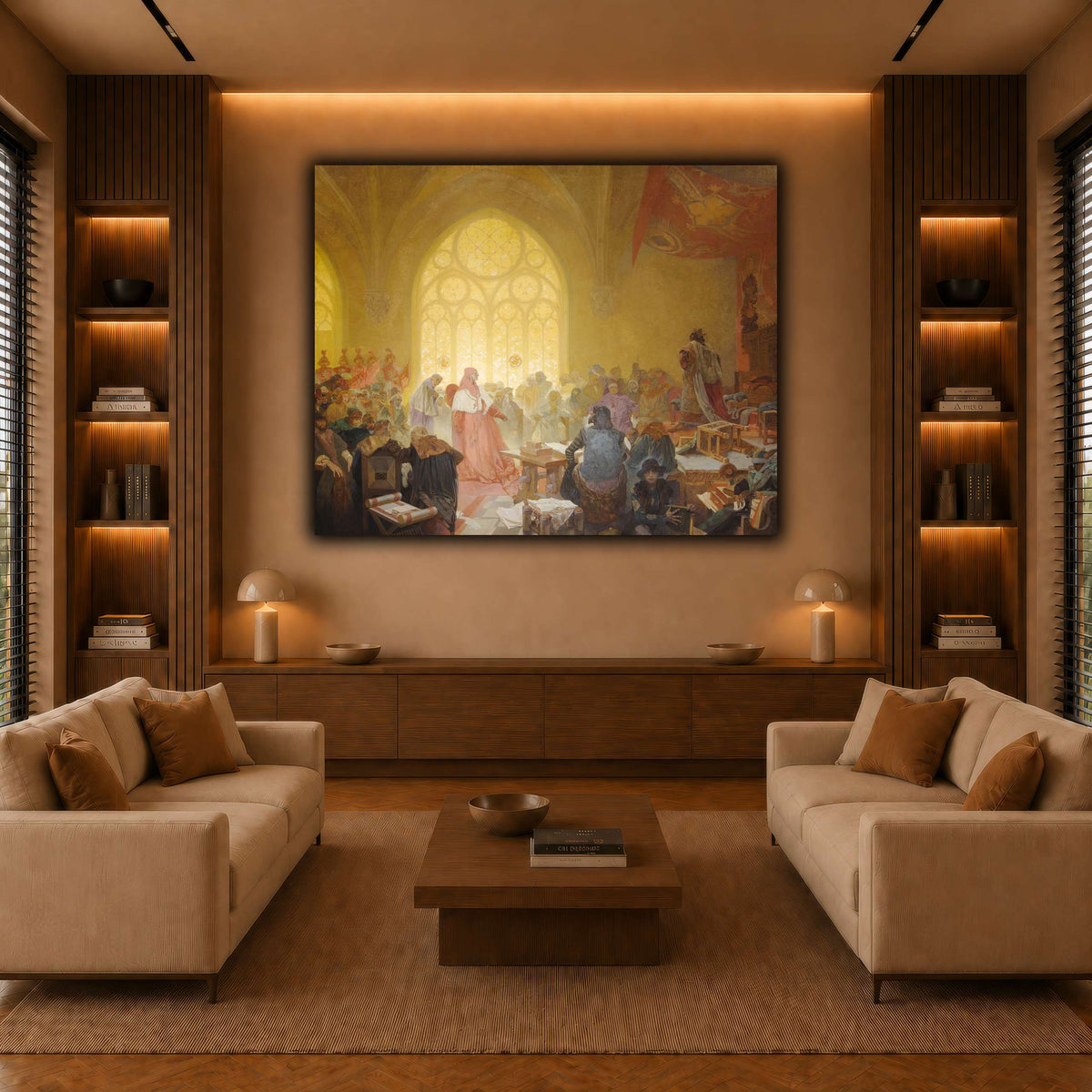 8_Alphonse_Mucha warm-living-room