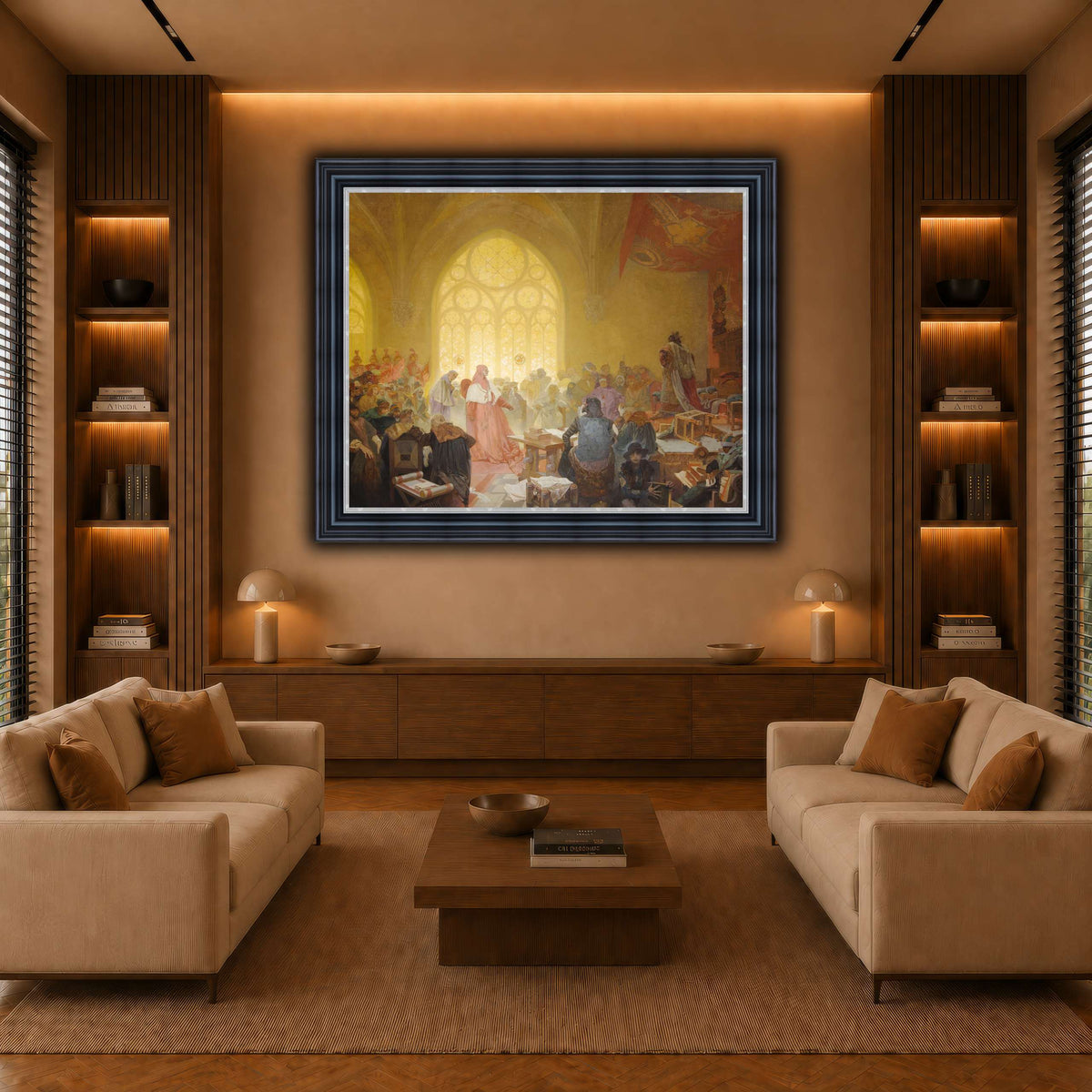 8_Alphonse_Mucha warm-living-room
