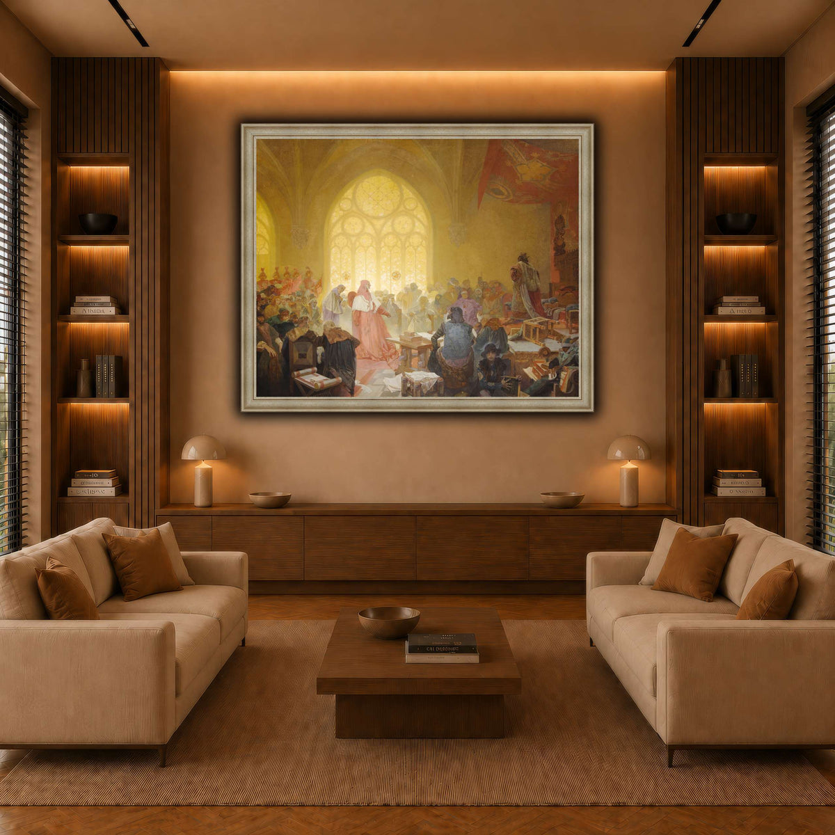 8_Alphonse_Mucha warm-living-room