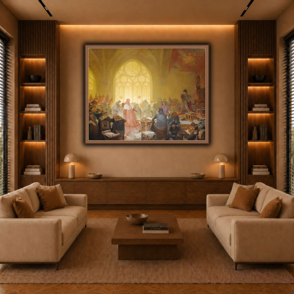 8_Alphonse_Mucha warm-living-room