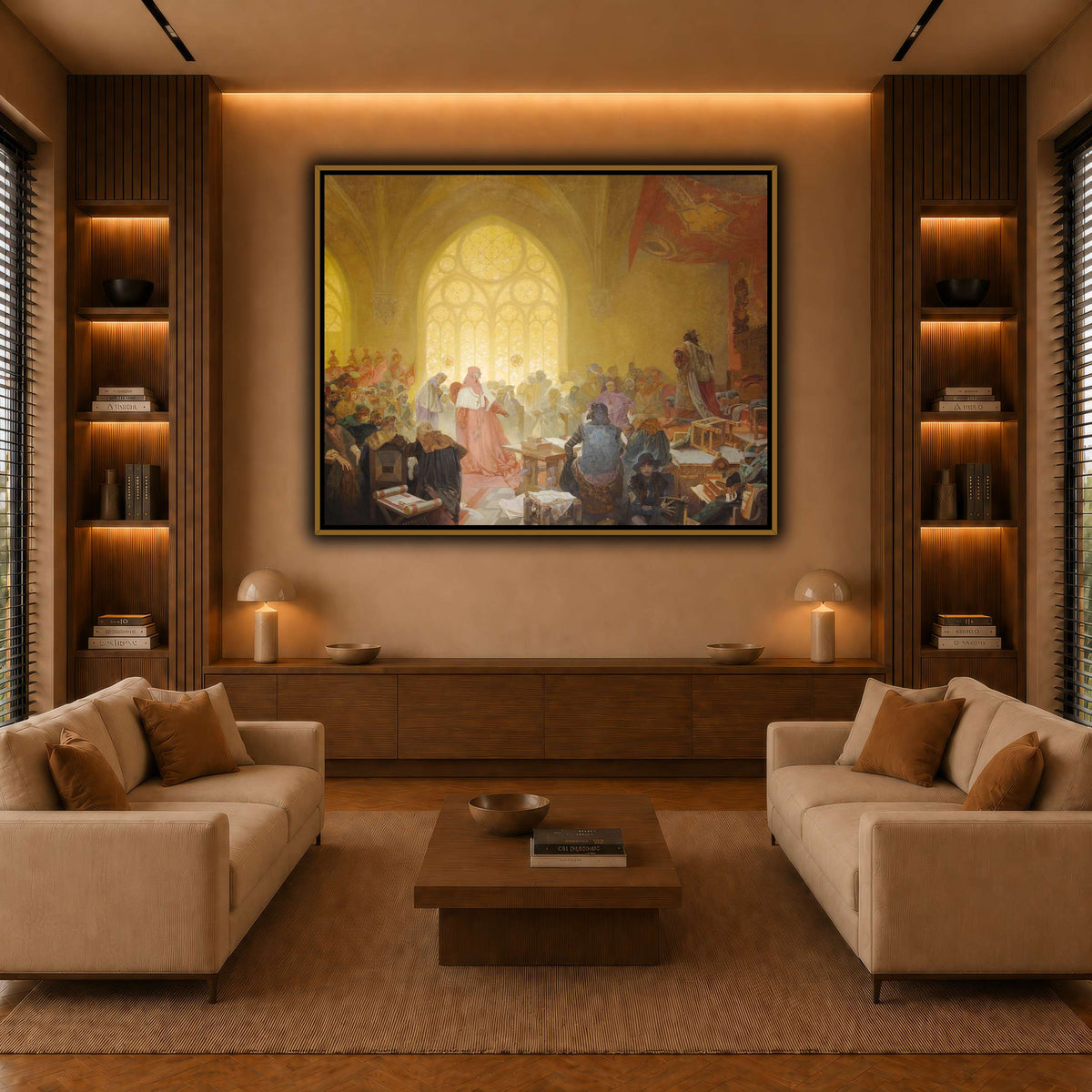 8_Alphonse_Mucha warm-living-room