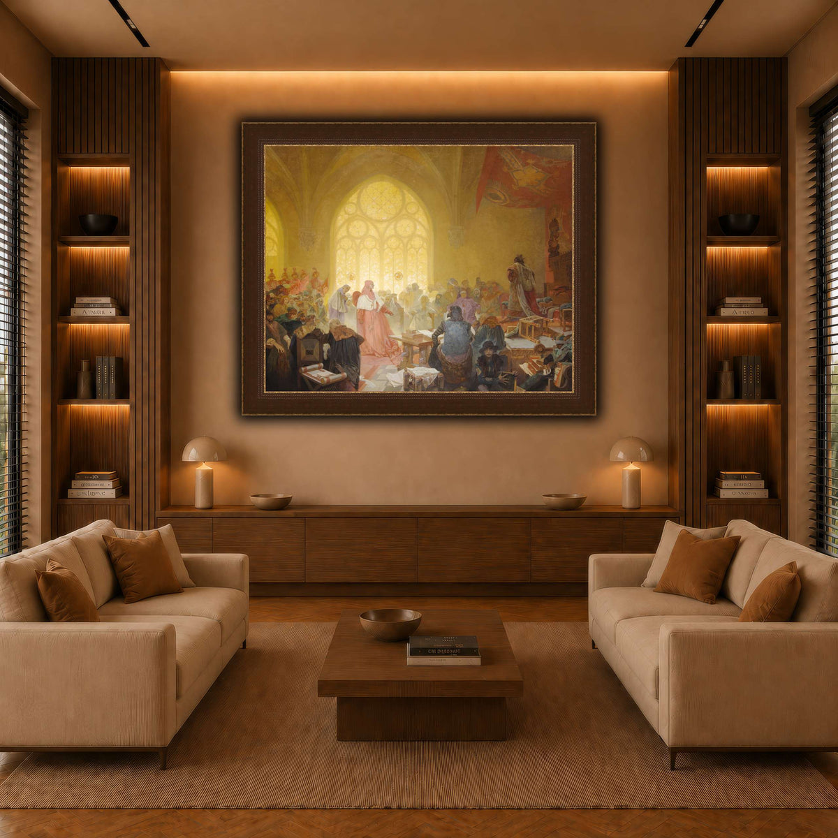 8_Alphonse_Mucha warm-living-room