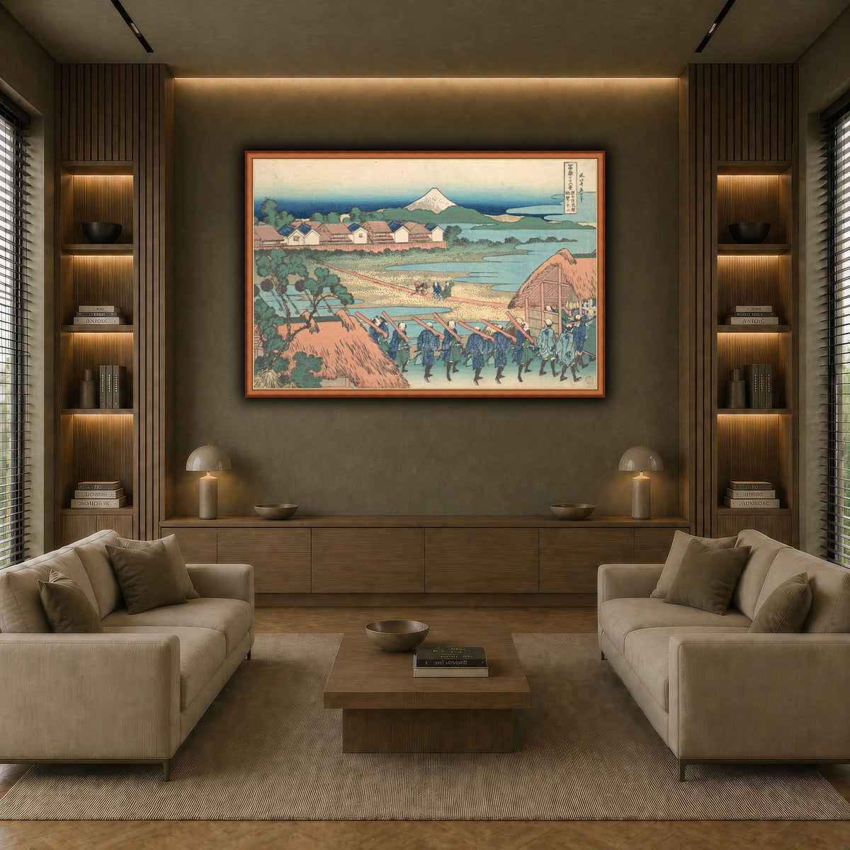 8_Katsushika Hokusai earth-living room