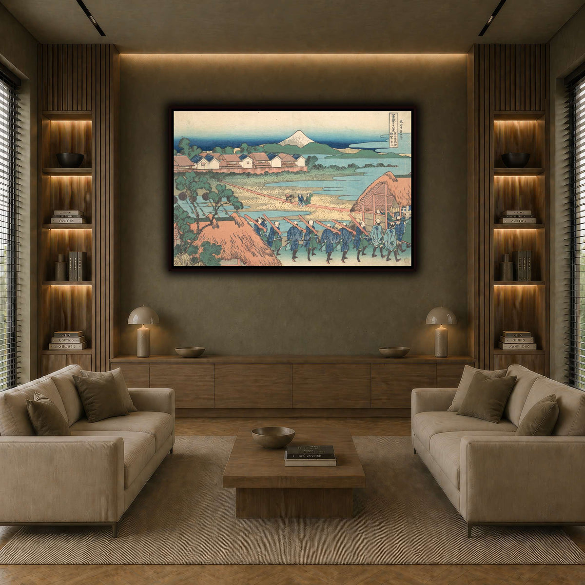8_Katsushika Hokusai earth-living room