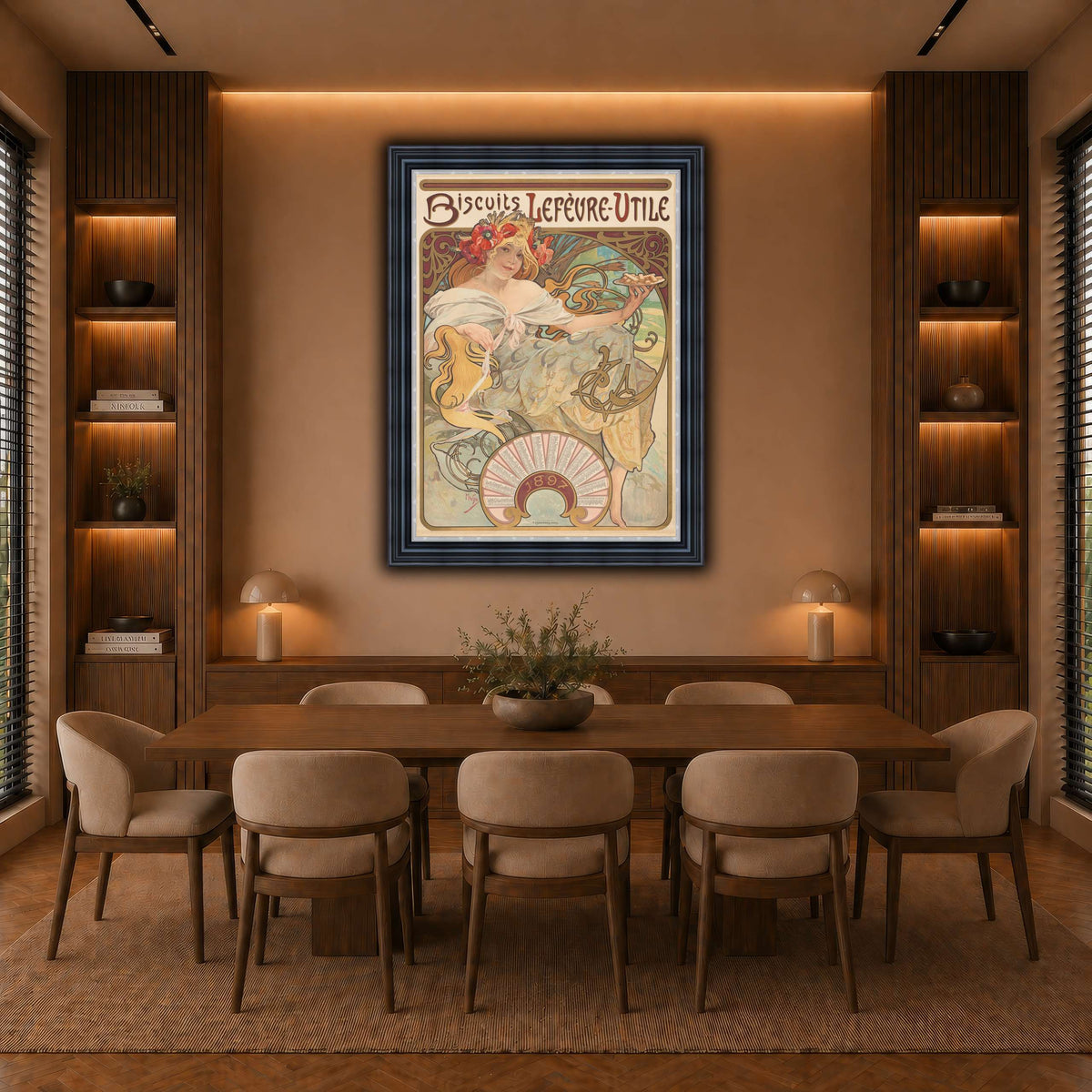 9_Alphonse_Mucha warm-dining room
