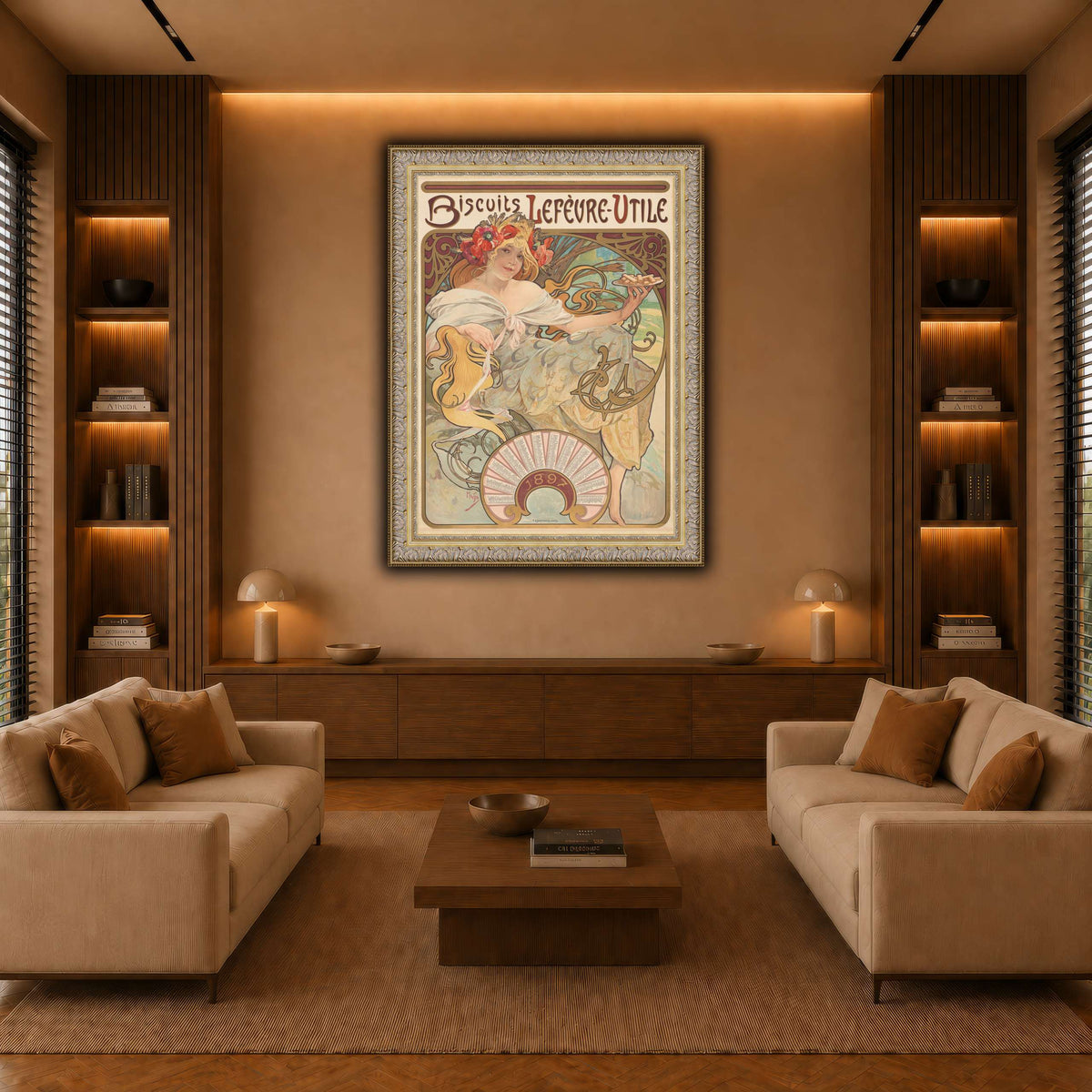 9_Alphonse_Mucha warm-living-room