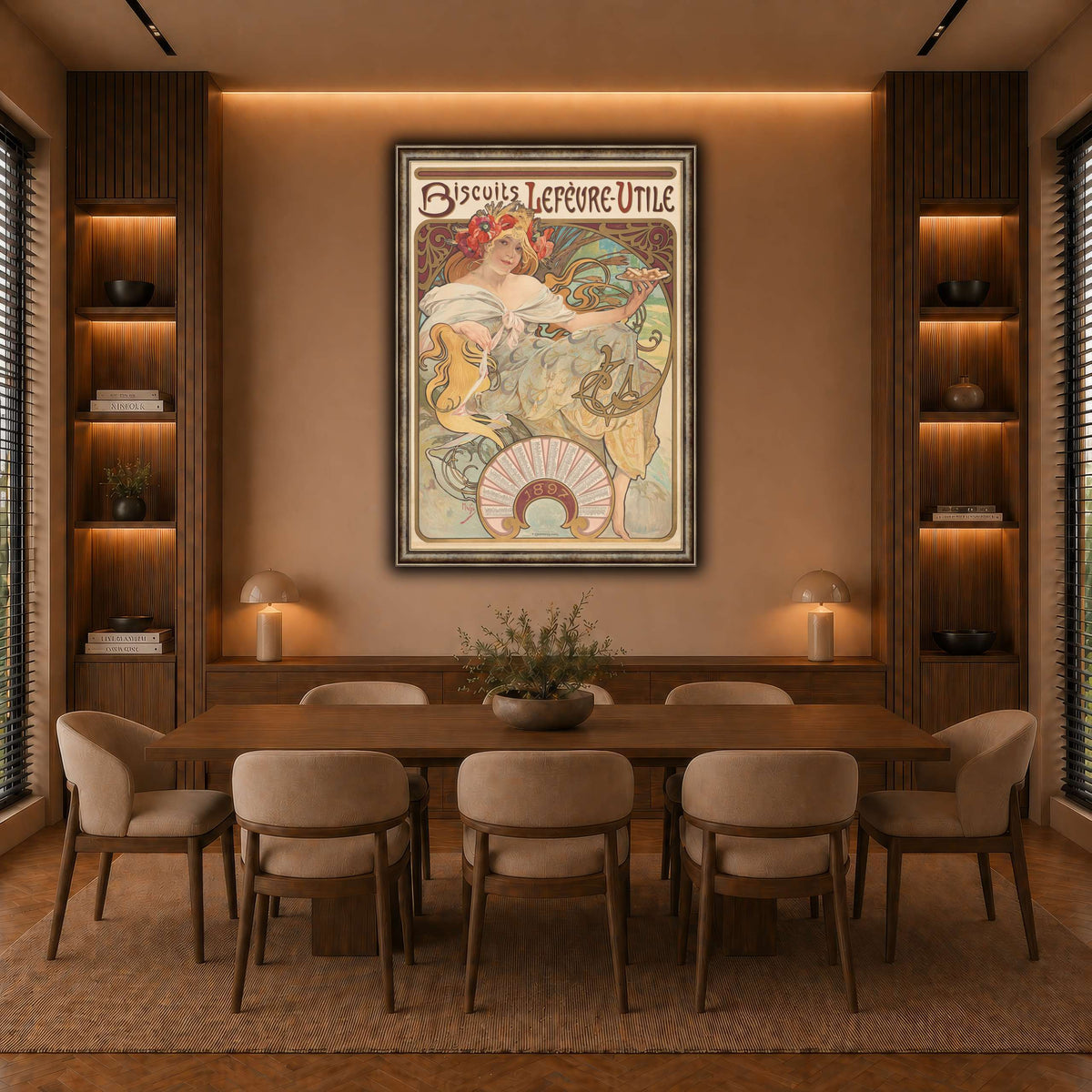 9_Alphonse_Mucha warm-dining room