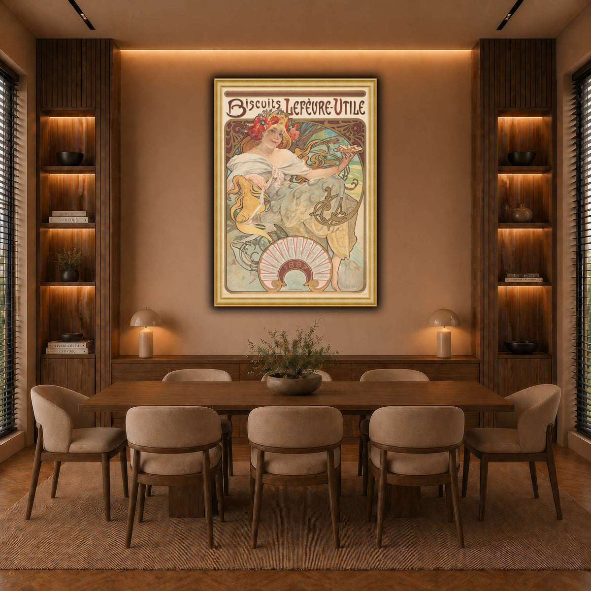 9_Alphonse_Mucha warm-dining room