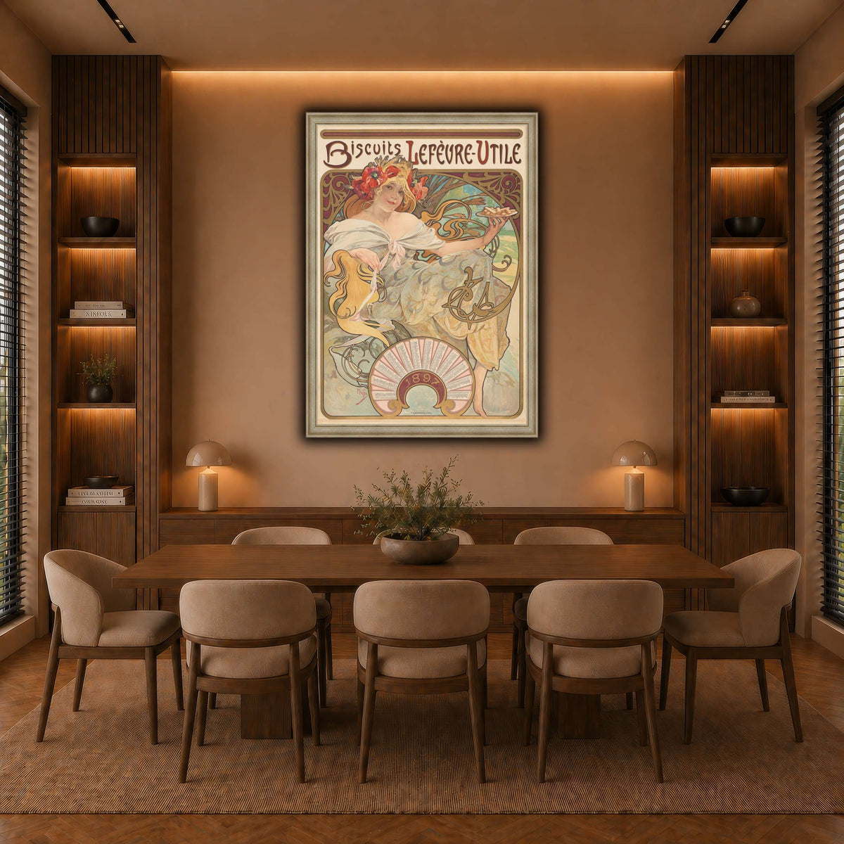 9_Alphonse_Mucha warm-dining room