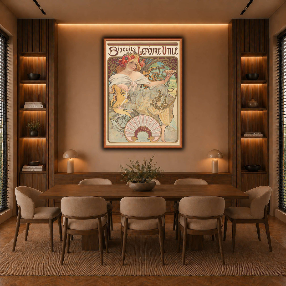 9_Alphonse_Mucha warm-dining room