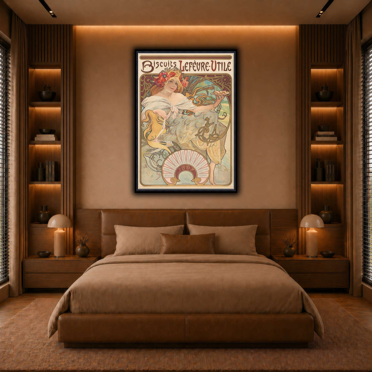 9_Alphonse_Mucha warm-bedroom
