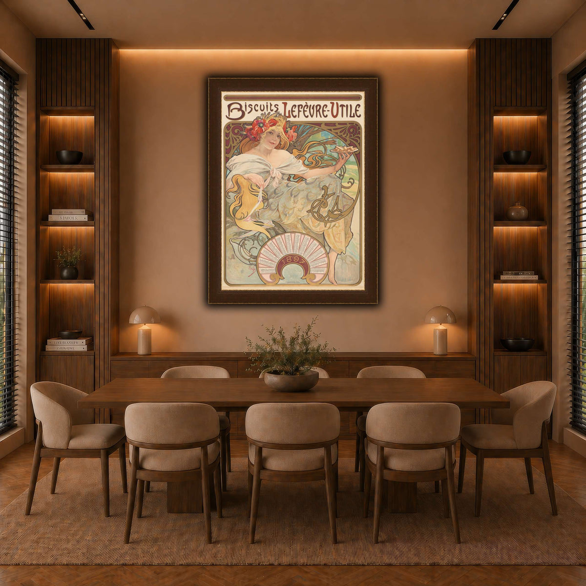 9_Alphonse_Mucha warm-dining room
