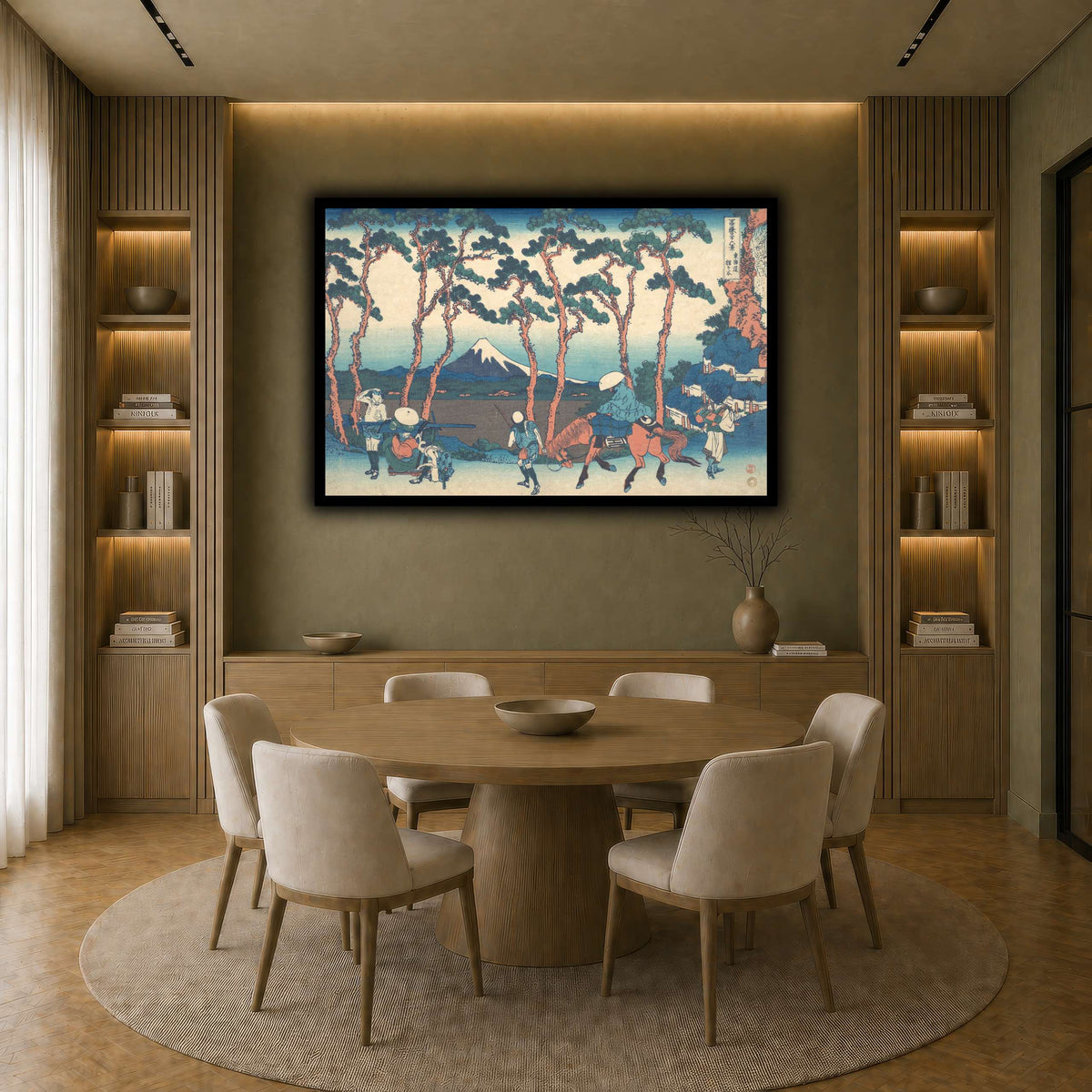 9_Katsushika Hokusai earth-dining room
