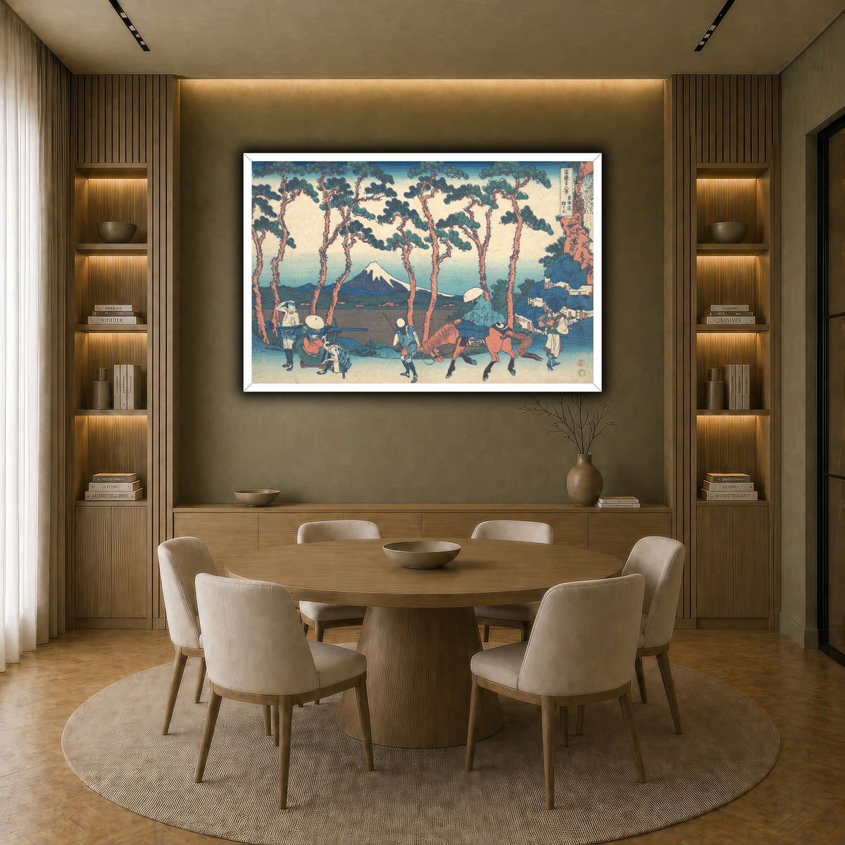 9_Katsushika Hokusai earth-dining room