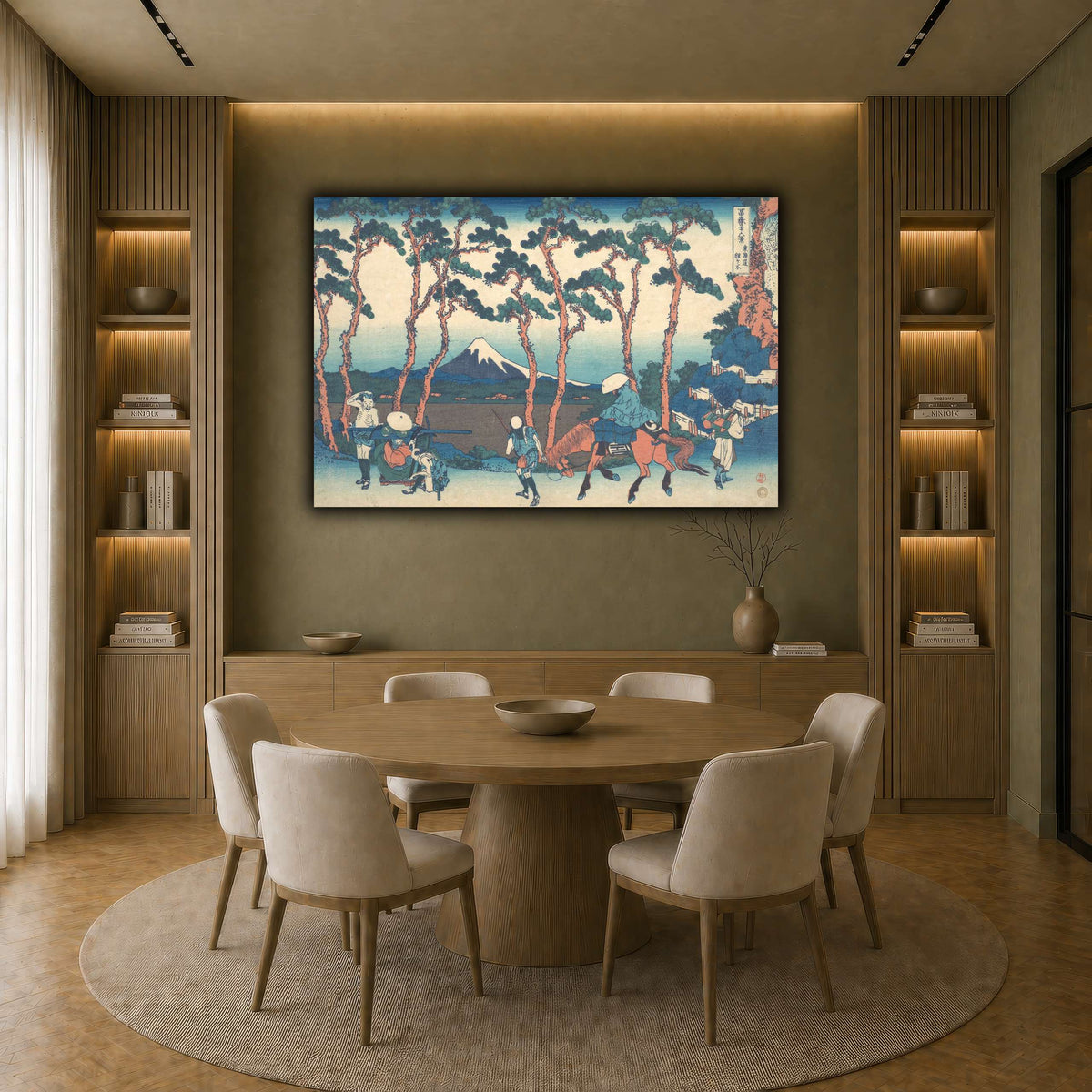9_Katsushika Hokusai earth-dining room