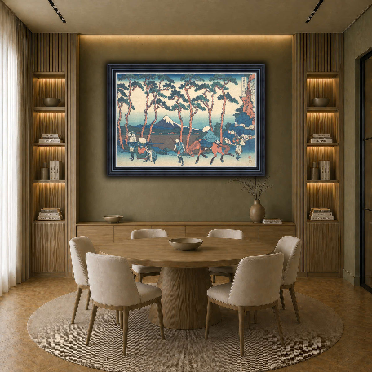 9_Katsushika Hokusai earth-dining room