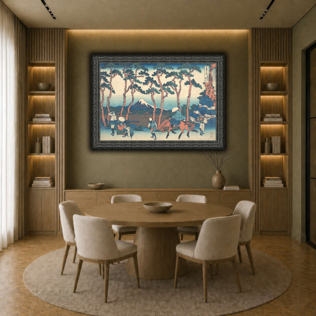 9_Katsushika Hokusai earth-dining room