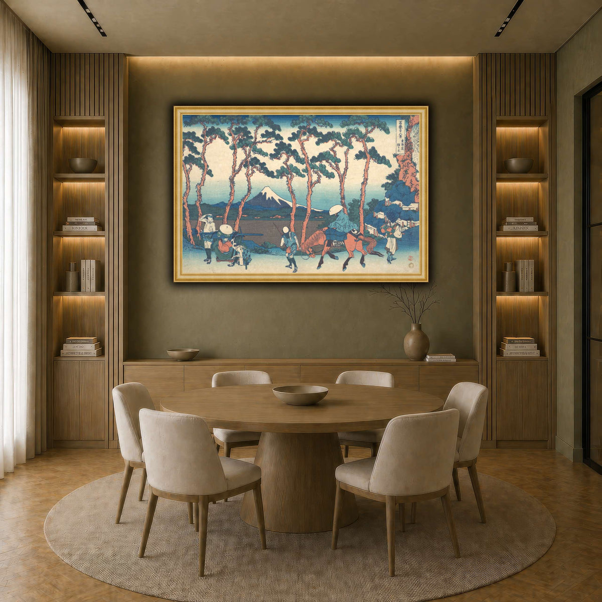 9_Katsushika Hokusai earth-dining room