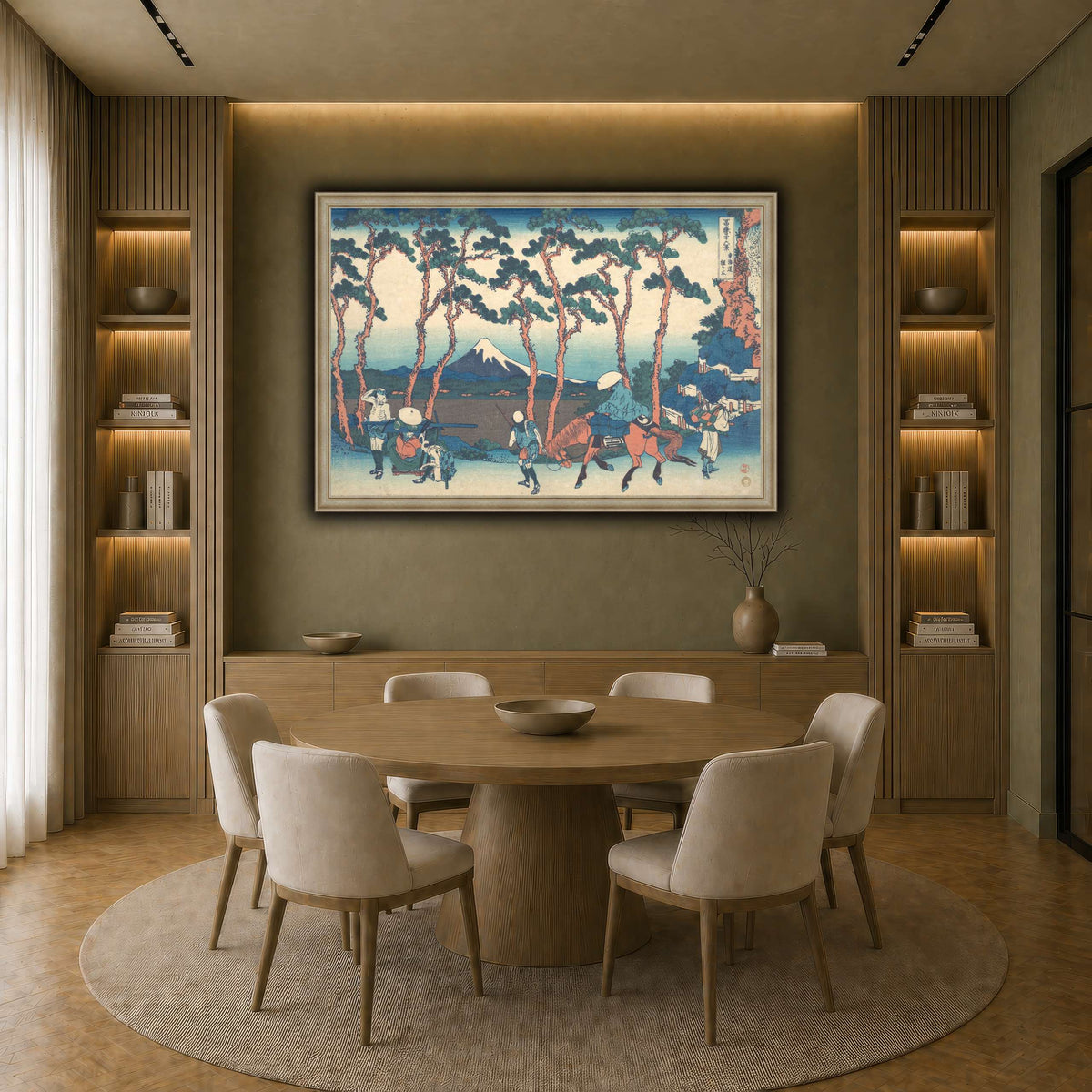 9_Katsushika Hokusai earth-dining room