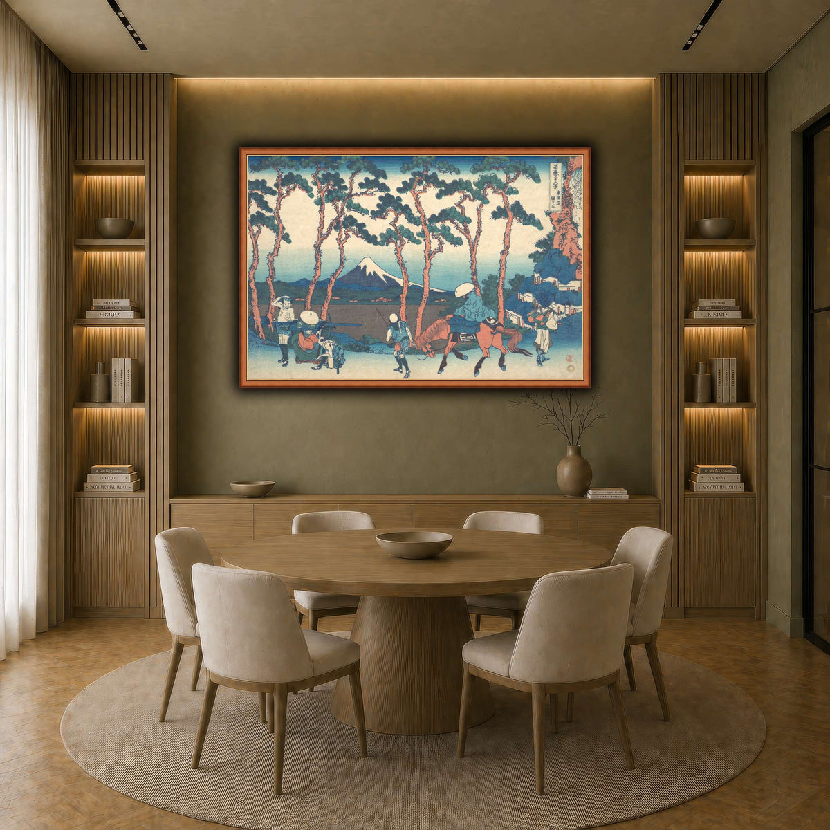 9_Katsushika Hokusai earth-dining room