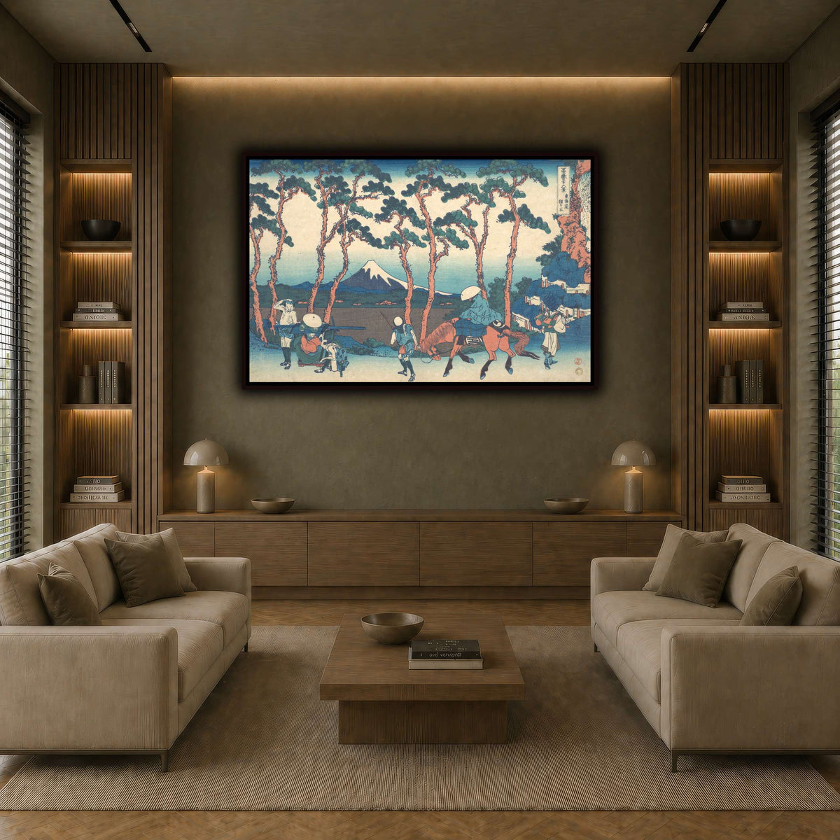 9_Katsushika Hokusai earth-living room