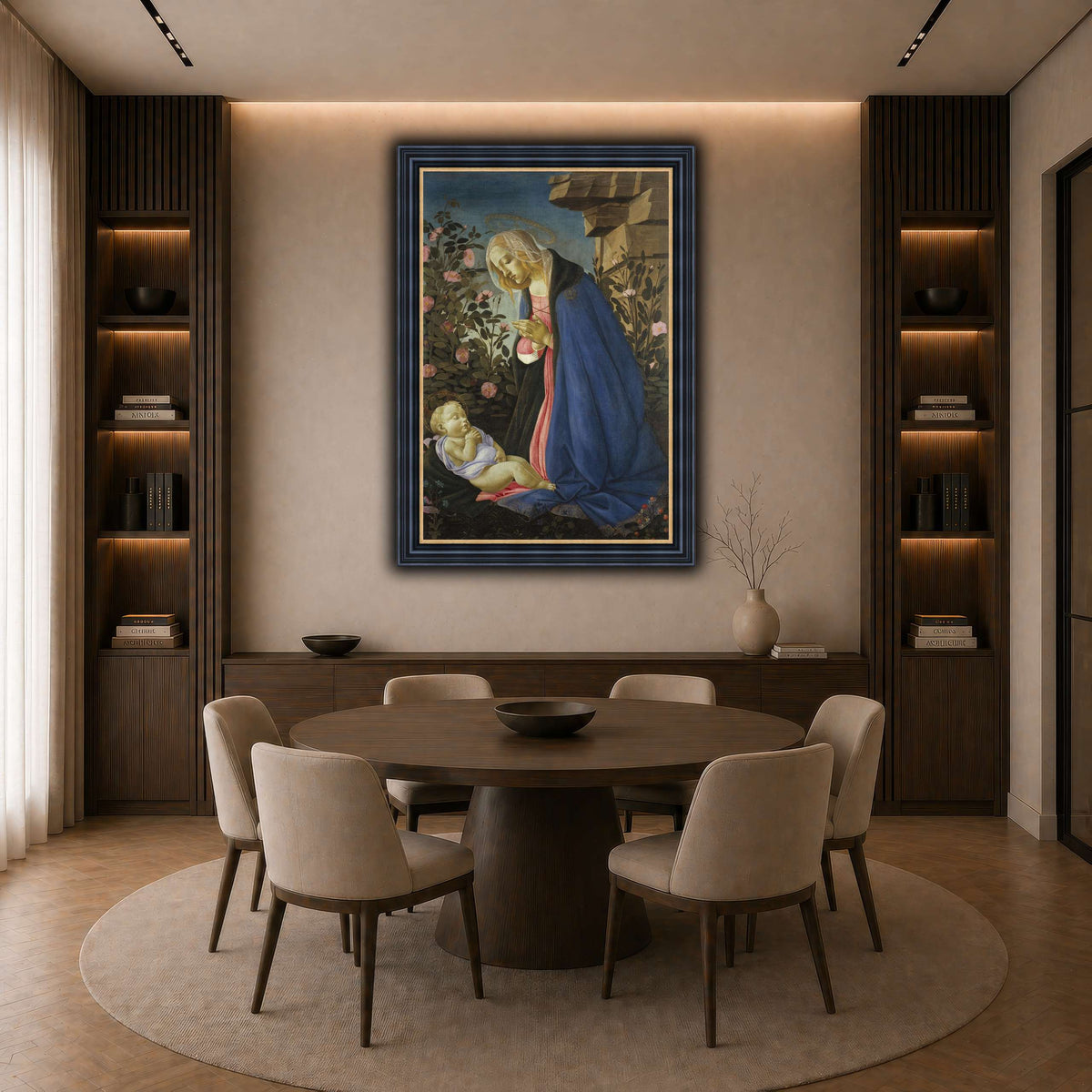 9 dark neutral-dining room