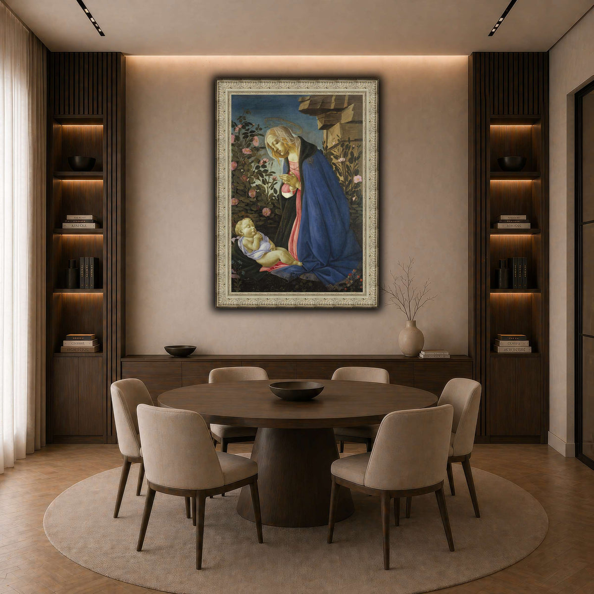 9 dark neutral-dining room