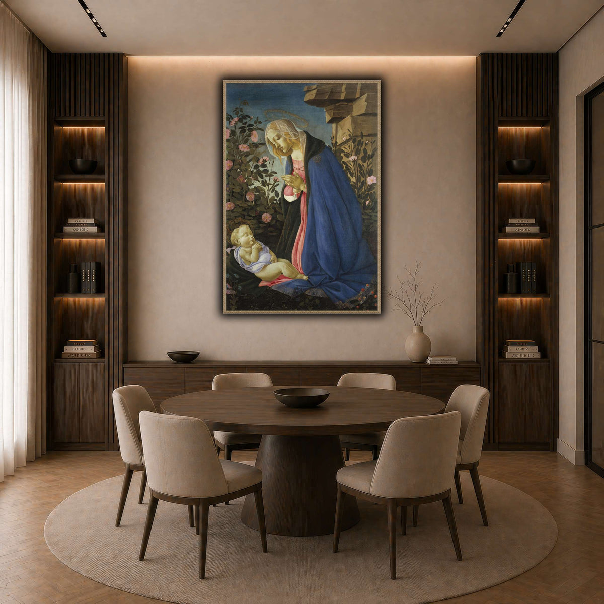 9 dark neutral-dining room