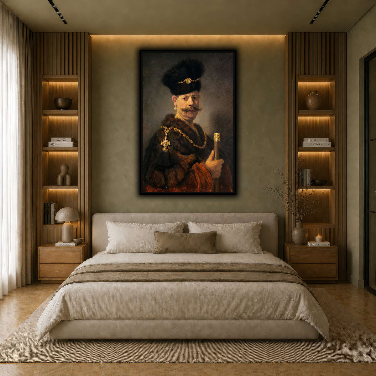 A_Polish_nobleman_Rembrandt-van-Rijn earth-bedroom