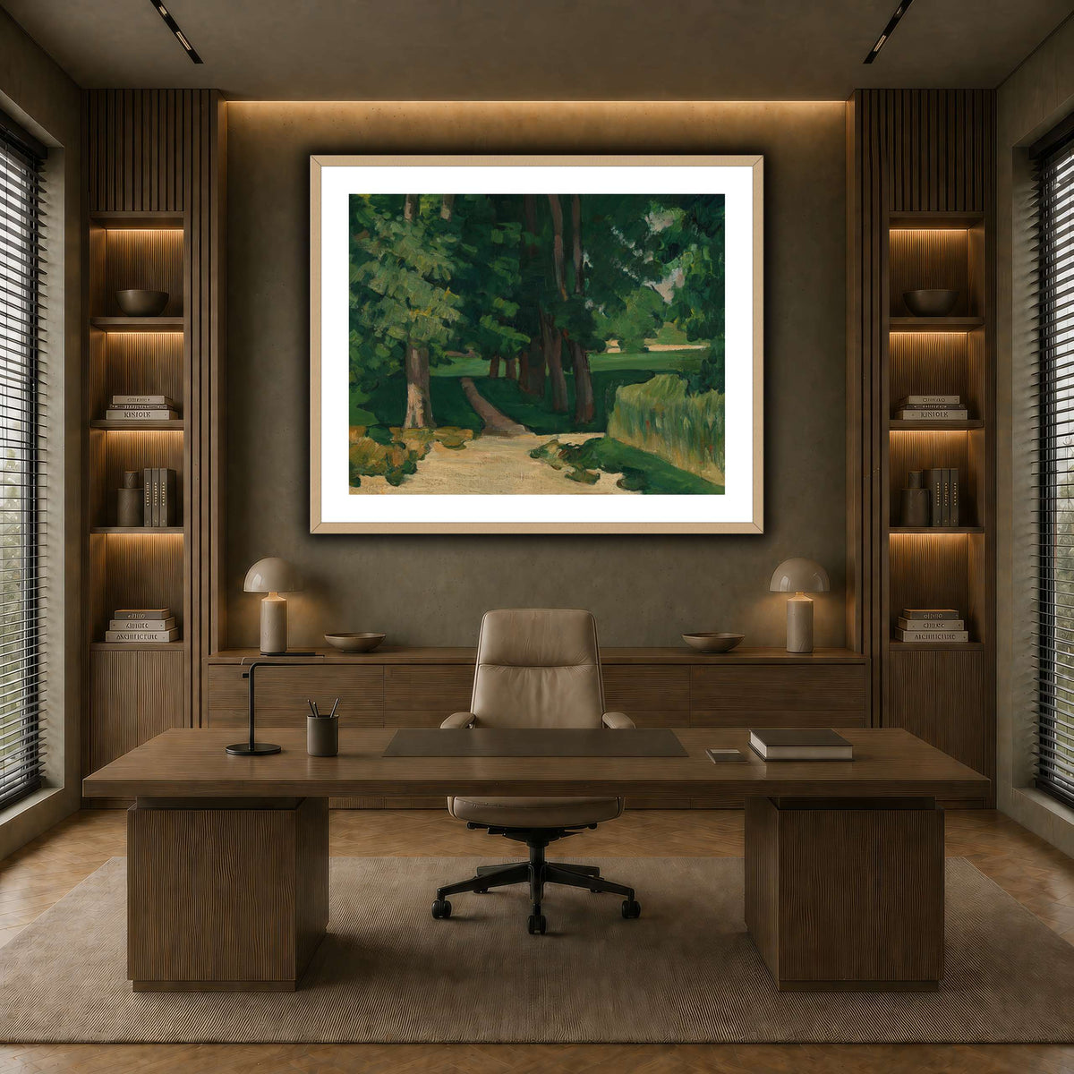 Allee_im_Jas_de_Bouffan_by_Paul_Cezanne earth-office