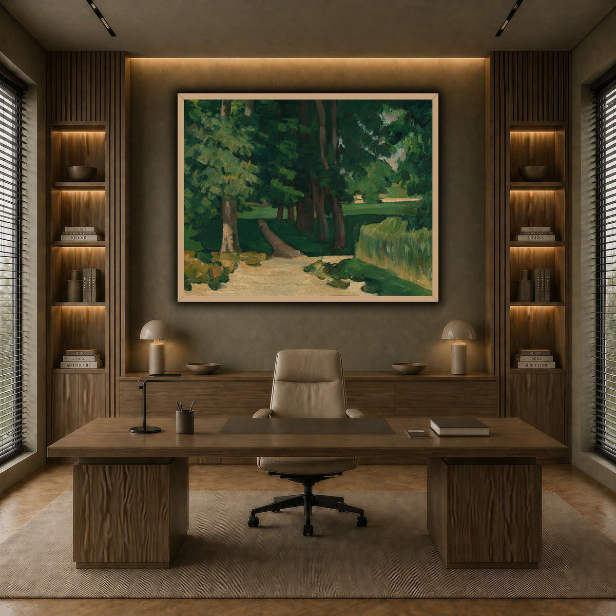 Allee_im_Jas_de_Bouffan_by_Paul_Cezanne earth-office