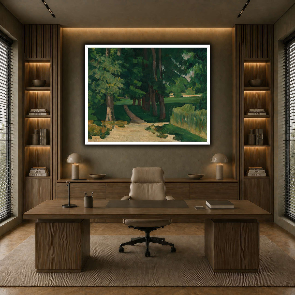 Allee_im_Jas_de_Bouffan_by_Paul_Cezanne earth-office
