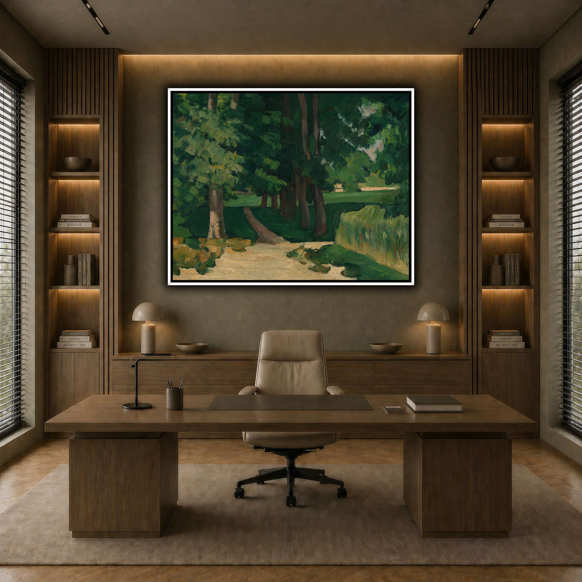 Allee_im_Jas_de_Bouffan_by_Paul_Cezanne earth-office