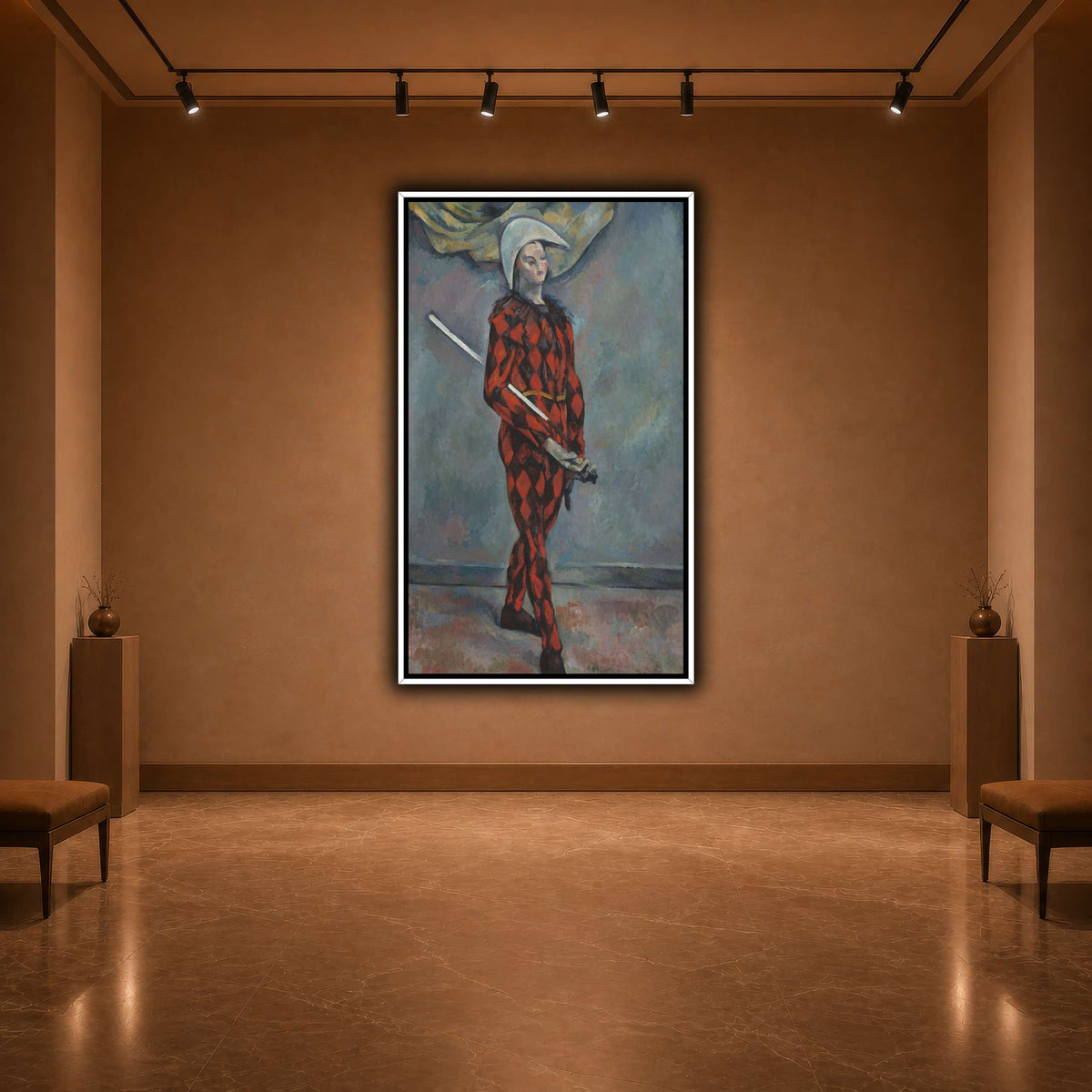 Arlequin_by_Paul_Cezanne warm-agallery