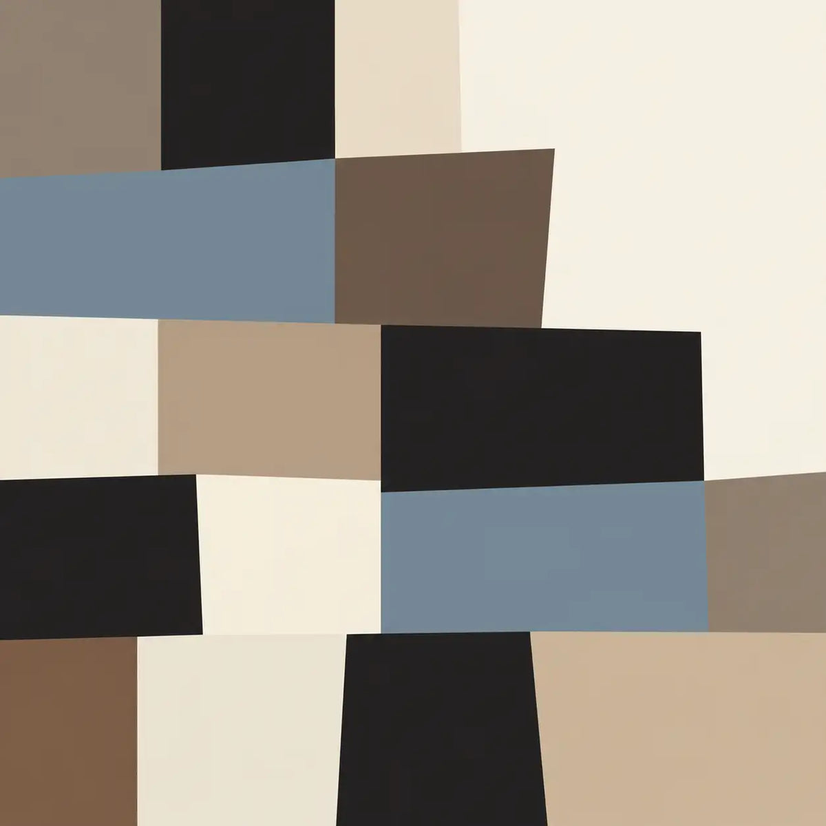 Asymmetrical grid in muted tones-8