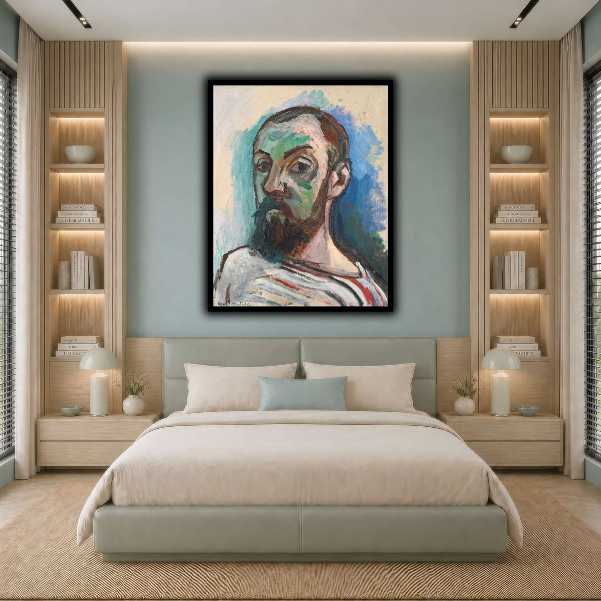 Autoportrait,_Henri_Matisse cool-bedroom