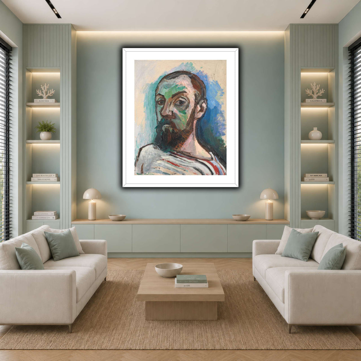 Autoportrait,_Henri_Matisse cool-living room