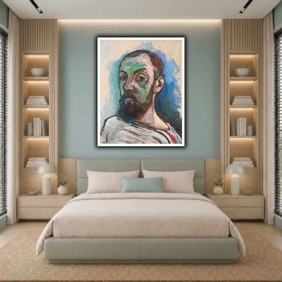 Autoportrait,_Henri_Matisse cool-bedroom