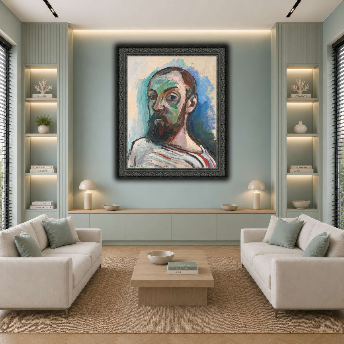 Autoportrait,_Henri_Matisse cool-living room